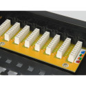 "Equip Patchpanel 24x Cat6 19"" UTP 1HE Keystone Montage sw"