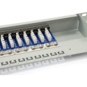 "Equip Patchpanel 24x RJ45 Cat6 19"" UTP 1HE Premium hellgrau"