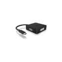 "ICY BOX IB-DK1104-C USB-C 4-in-1 Video Adapter"