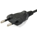 "Equip IEC-Stromkabel 2pin -> C7 3m St/Bu schwarz"