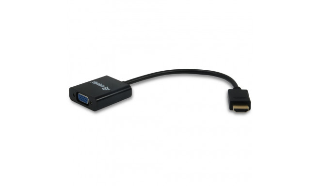 "Equip HDMI Adapter VGA mit Audio schwarz"