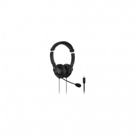 "Kensington Headset Hi-Fi mit Mikrofon. USB-C schwarz"