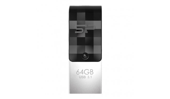 "STICK USB3.1 64GB Silicon Power Type C C31 Black"