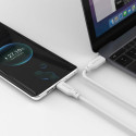 "4smarts USB-C / USB-C Silikon-Kabel High Flex 60W 1.5m Wei"