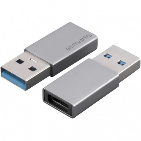 "4smarts Passiver Adapter USB-A 3.0 auf USB-C 2er Set"