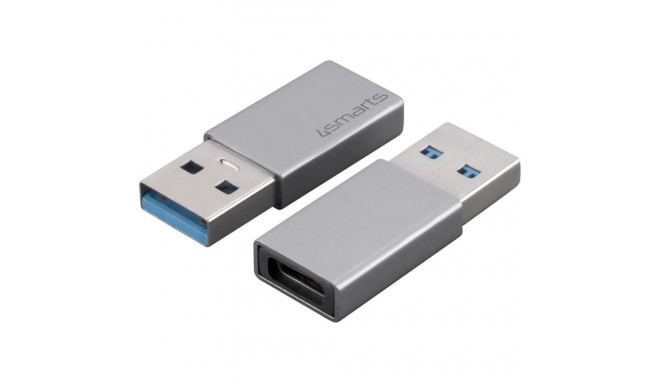 "4smarts Passiver Adapter USB-A 3.0 auf USB-C 2er Set"