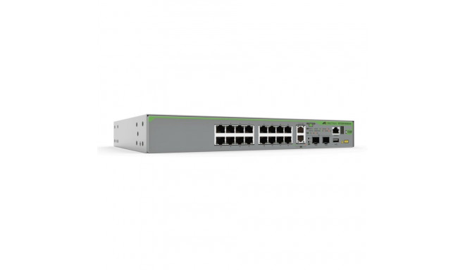 "ALLIED L3 Stackable Switch 16x 10/100/1000-T 2x 1/2.5/5/10G-T 2x SFP+ Ports and a single fixed PSU 