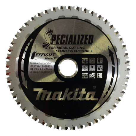 "Makita EFFICUT Sägeblatt 150x20x48Z"