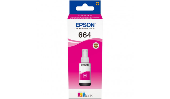 "Epson TinteT6643 MAGENTA BOTTLE ECO TANK NACHFÜLLTINTE 70ML"