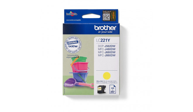 "Brother LC221Y yellow"