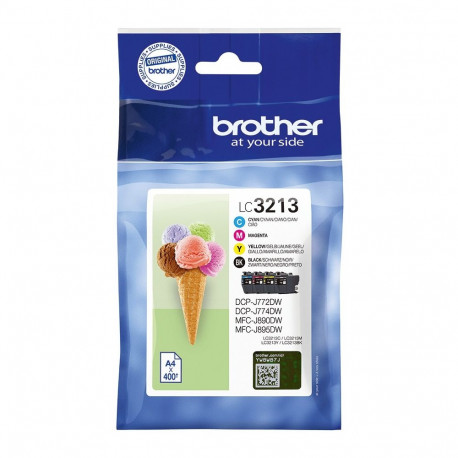 "Brother LC-3213VAL black Cyan Magenta Yellow"