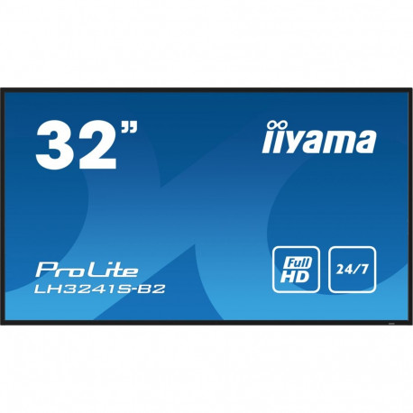 "IIYAMA 80.0cm (31.5"") LH3241S-B2 16:9 3xHDMI+USB IPS schw. retail"