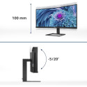 "Philips 86.4cm (34.0"") 346E2CUAE 21:09 HDMI+DP+USB-C VA"