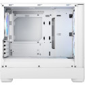 "Tower Fractal Design Pop Mini Air RGB TG Clear White"