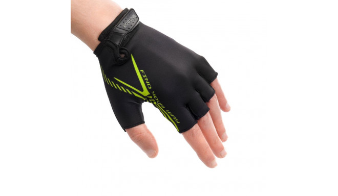 Rękawiczki rowerowe Meteor MX12 czarne 17615-17616-17617-17618 S