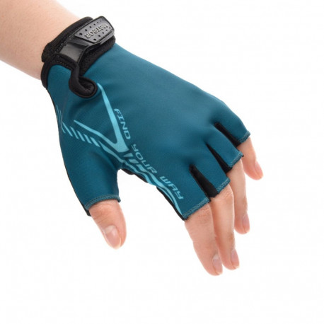 Rękawiczki rowerowe Meteor MX11 niebieskie 17610-17611-17612-17613 L