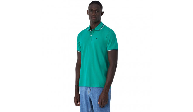 Koszulka męska Champion polo zielona 220897 GS130 L