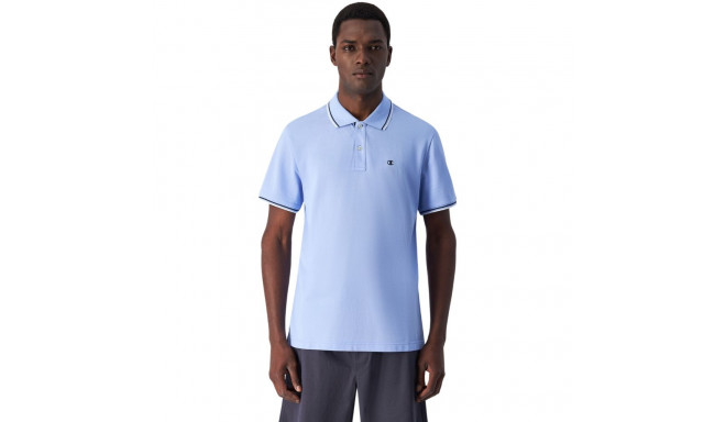 Koszulka męska Champion polo błękitna 220897 BS186   L