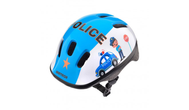 Kask rowerowy Meteor KS06 Police rozm. XS 44-48 cm 17442