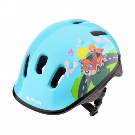 Kask rowerowy Meteor KS06 Firefighter rozm. S 48-52 cm 17441