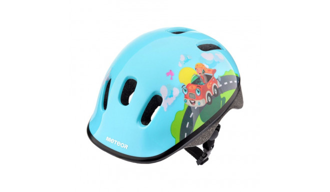 Kask rowerowy Meteor KS06 Firefighter rozm. S 48-52 cm 17441