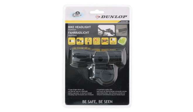 Lampka rowerowa Dunlop Bike Headlight white białe 9 led 41688-416885