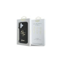 Guess Fixed Glitter Big 4G case for iPhone 16 Plus - black