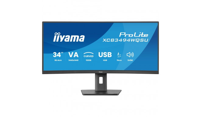 iiyama ProLite XCB3494WQSU-B1 monitor