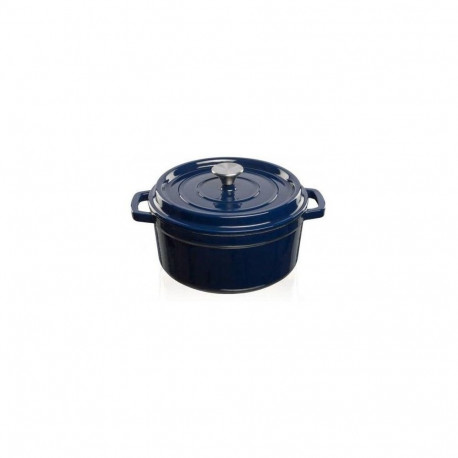 Malmpott Grand Feu, minimalistlik disain "Casserole" kaanega, 3,5l, tumesinine