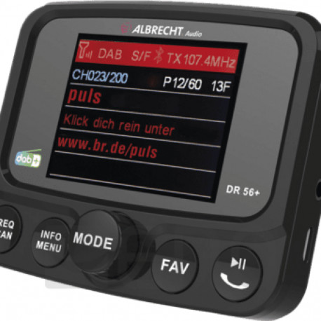 Albrecht DR56+ DAB+ Autoradio-Adapter / Freisprecheinricht.