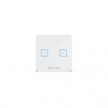 Wired double switch black WS-02M Tech Cont.