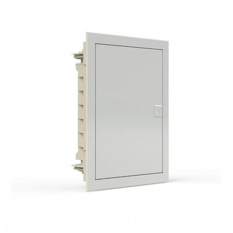 PLASTIC INSTALLATION ENCLOSURE WITH METAL DOOR, FLUSH-MOUNTED, IP40, 1 ROW, 12 NOARK PMF 12 107101 M