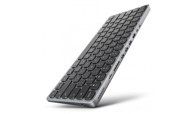Axagon HMC-KB-US sülearvuti dokk/portide replikator juhtmega USB 3.2 Gen 1 (3.1 Gen 1) Type-C hall