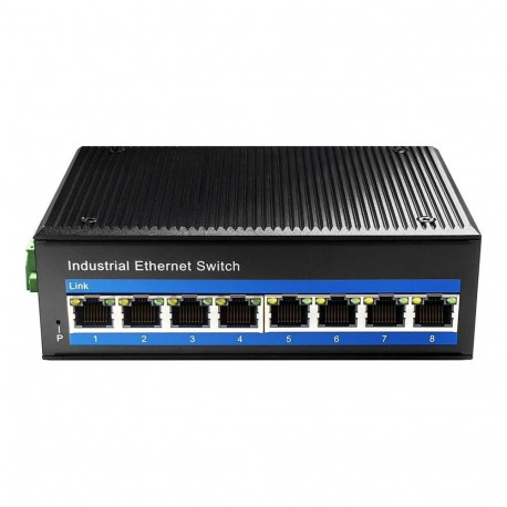 Cudy 8-Port 10/100M tööstuslik mitthallatav Gigabit Ethernet (10/100/1000) Power over Ethernet (PoE)