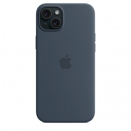 Apple iPhone 15 Plus Silicone Case with MagSafe - Storm Blue