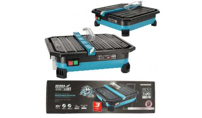 Dedra 18V cordless tile cutter
