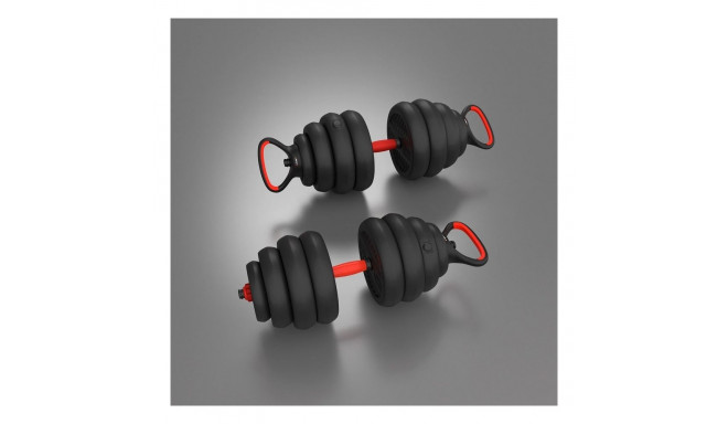 6IN1 WEIGHT SET HMS SGN140 (BARBELL, DUMBBELL AND KETTLEBELL) 40KG