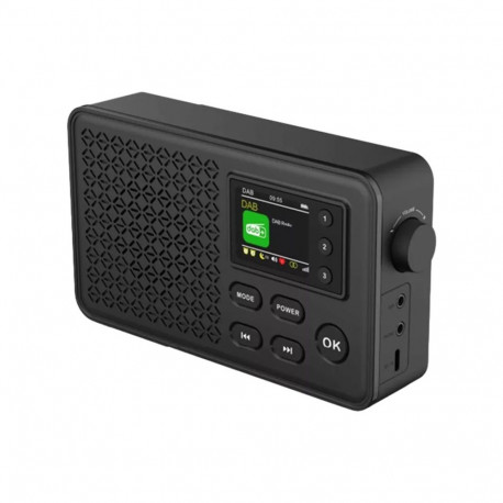 Denver kaasaskantav raadio DAB-57, must