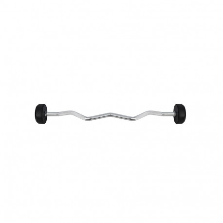 HMS GSL15 fixed barbell/rubberised broken bar 15 kg