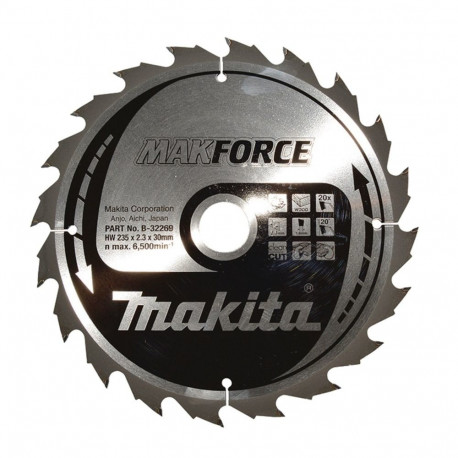 Makita ketassae tera 235x30x20z MAKFORCE WOOD
