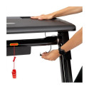 HMS LOOP12 MULTI elektriline jooksulint lauaga 1-12 km/h, must