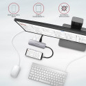 Axagon HMC-5 sülearvuti dokk/portide replikator juhtmega USB 3.2 Gen 1 (3.1 Gen 1) Type-C hall