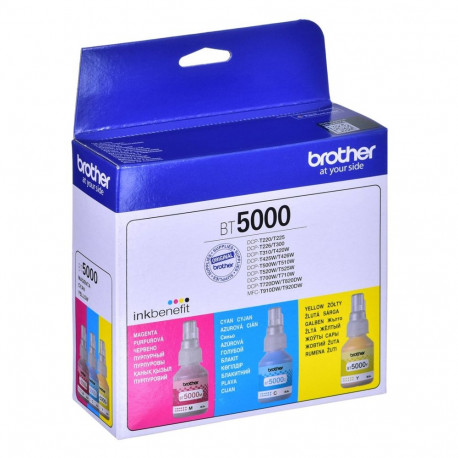 Brother BT5000CLVAL tindikassett 3 tk ühilduv tsüaan, magenta, kollane