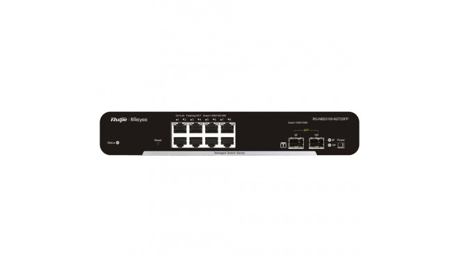 Ruijie Networks RG-NBS3100-8GT2SFP hallatav L2 gigabit ethernet (10/100/1000) must võrgulüliti