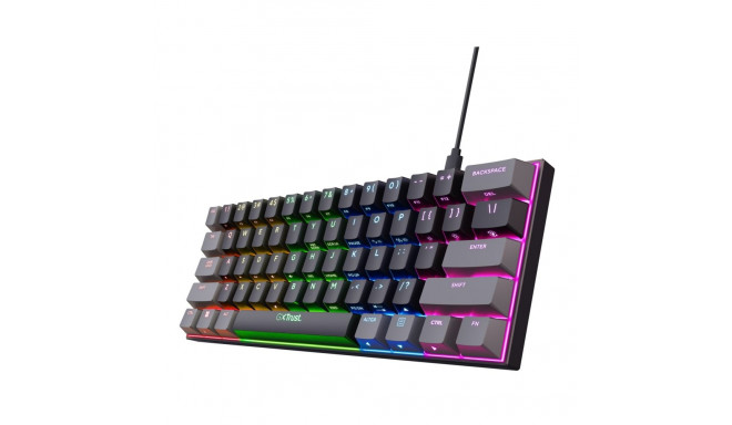 Trust GXT 867 Acira klaviatuur gaming USB QWERTY US inglise must