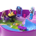 Polly Pocket Monster High kompaktne mängukomplekt 3 mikro nuku ja 10 lisatarvikuga, avaneb keskkooli