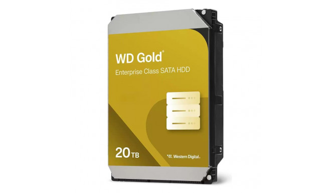 Western Digital Gold WD203KRYZ sisemine kõvaketas 20 TB 7200 RPM 512 MB 3.5" Serial ATA