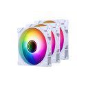 Phanteks M25 Gen2 PWM D-RGB ventilaator 3-pack - vastupidine laba, 140mm, valge