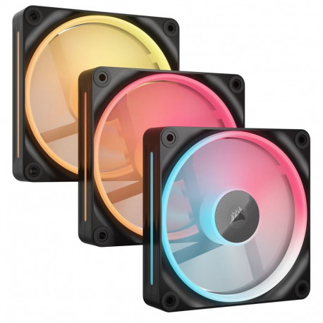 Corsair iCUE LINK LX120-R RGB arvutikorpuse ventilaator 12 cm must 3 tk