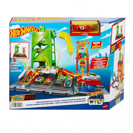 Hot Wheels City super laadimis tankla 1:64 mõõtkavas mänguautoga